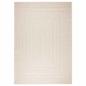Preview: Teppich ZIZUR Creme 200x290 cm Jute-Optik Indoor und Outdoor