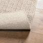 Preview: Teppich ZIZUR Creme 200x290 cm Jute-Optik Indoor und Outdoor