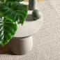 Preview: Teppich ZIZUR Creme 120x120 cm Jute-Optik Indoor und Outdoor
