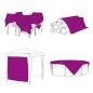 Preview: Transparente Plane mit Ösen 3x6 m PVC