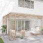 Preview: ARDEBO.de - Transparente Plane mit Ösen 5x8 m PVC