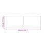 Preview: Transparente Plane mit Ösen 1x3 m PVC