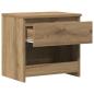Preview: Nachttische 2 Stk. Artisan-Eiche 40x30x39 cm Holzwerkstoff