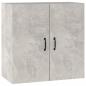 Preview: Wandschrank Betongrau 60x31x60 cm Holzwerkstoff