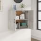 Preview: Wandschrank Betongrau 60x31x60 cm Holzwerkstoff