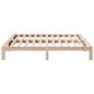 Preview: Massivholzbett ohne Matratze 160x200 cm Kiefernholz