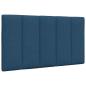 Preview: Bettgestell ohne Matratze Blau 80x200 cm Stoff