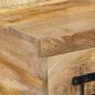 Preview: Nachttisch 60x32x80 cm Raues Mango-Massivholz