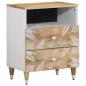 Preview: ARDEBO.de - Nachttisch 50x33x60 cm Massivholz Mango