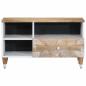 Preview: TV-Schrank 80x33,5x46 cm Massivholz Mango