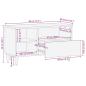 Preview: TV-Schrank 80x33,5x46 cm Massivholz Mango