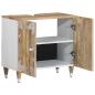 Preview: Waschbeckenunterschrank 62x33x58 cm Massivholz Mango