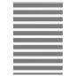 Preview: ARDEBO.de - Zebrarollo Dunkelgrau 110x100 cm Stoffbreite 105,9 cm Polyester