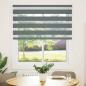 Preview: Zebrarollo Dunkelgrau 130x100 cm Stoffbreite 125,9 cm Polyester