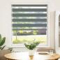Preview: Zebrarollo Dunkelgrau 95x150 cm Stoffbreite 90,9 cm Polyester