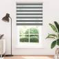 Preview: Zebrarollo Dunkelgrau 135x200 cm Stoffbreite 130,9 cm Polyester