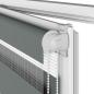 Preview: Zebrarollo Dunkelgrau 80x200 cm Stoffbreite 75,9 cm Polyester