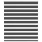 Preview: ARDEBO.de - Zebrarollo Schwarz 130x100 cm Stoffbreite 125,9 cm Polyester