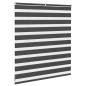 Preview: Zebrarollo Schwarz 130x100 cm Stoffbreite 125,9 cm Polyester