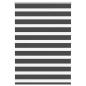 Preview: ARDEBO.de - Zebrarollo Schwarz 95x100 cm Stoffbreite 90,9 cm Polyester