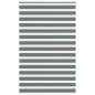 Preview: ARDEBO.de - Zebrarollo Dunkelgrau 145x200 cm Stoffbreite 140,9 cm Polyester