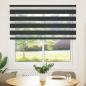 Preview: Zebrarollo Schwarz 140x100 cm Stoffbreite 135,9 cm Polyester