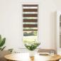 Preview: Zebrarollo Braun 40x150 cm Stoffbreite 35,9 cm Polyester