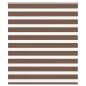 Preview: ARDEBO.de - Zebrarollo Braun 135x150 cm Stoffbreite 130,9 cm Polyester