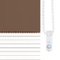 Preview: Zebrarollo Braun 110x200 cm Stoffbreite 105,9 cm Polyester