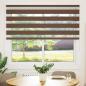 Preview: Zebrarollo Braun 165x150 cm Stoffbreite 160,9 cm Polyester