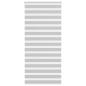 Preview: ARDEBO.de - Zebrarollo Hellgrau 95x200 cm Stoffbreite 90,9 cm Polyester