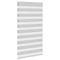 Preview: Zebrarollo Hellgrau 85x100 cm Stoffbreite 80,9 cm Polyester
