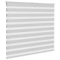 Preview: Zebrarollo Hellgrau 165x150 cm Stoffbreite 160,9 cm Polyester