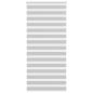 Preview: ARDEBO.de - Zebrarollo Hellgrau 95x230 cm Stoffbreite 90,9 cm Polyester