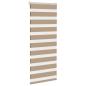 Preview: Zebrarollo Sandbraun 60x100 cm Stoffbreite 55,9 cm Polyester