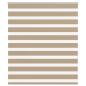 Preview: ARDEBO.de - Zebrarollo Sandbraun 130x150 cm Stoffbreite 125,9 cm Polyester