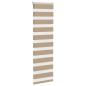 Preview: Zebrarollo Sandbraun 50x100 cm Stoffbreite 45,9 cm Polyester