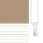 Preview: Zebrarollo Sandbraun 50x100 cm Stoffbreite 45,9 cm Polyester