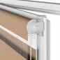 Preview: Zebrarollo Sandbraun 50x100 cm Stoffbreite 45,9 cm Polyester