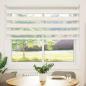 Preview: Zebrarollo Marmorbeige 155x150cm Stoffbreite 150,9 cm Polyester