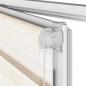 Preview: Zebrarollo Marmorbeige 60x230 cm Stoffbreite 55,9 cm Polyester