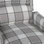 Preview: Relaxsessel Verstellbar Grau Stoff