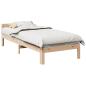 Preview: ARDEBO.de - Massivholzbett ohne Matratze 90x200 Kiefernholz