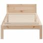 Preview: Massivholzbett ohne Matratze 90x200 Kiefernholz