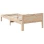 Preview: Massivholzbett ohne Matratze 90x200 Kiefernholz