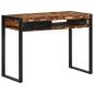 Preview: Schreibtisch Mehrfarbig 100x50x75 cm Massivholz Altholz
