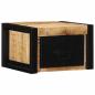 Preview: Nachttische 2 Stk. 40x35x25 cm Raues Mango-Massivholz
