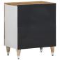 Preview: Nachttisch 50x33x60 cm Massivholz Mango