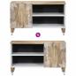 Preview: TV-Schrank 80x31,5x46 cm Massivholz Mango
