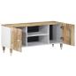 Preview: TV-Schrank 105x33,5x46 cm Massivholz Mango